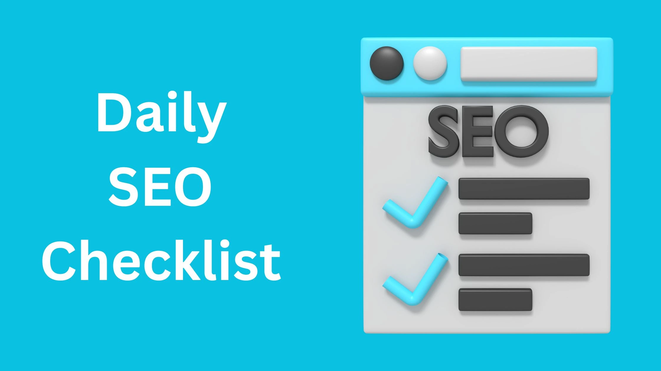Daily SEO Checklist PAPPER IT Daily SEO Checklist
